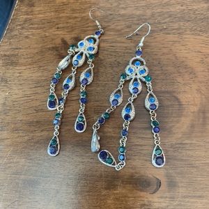 Blue earrings